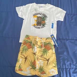 Bathing suit and shirt